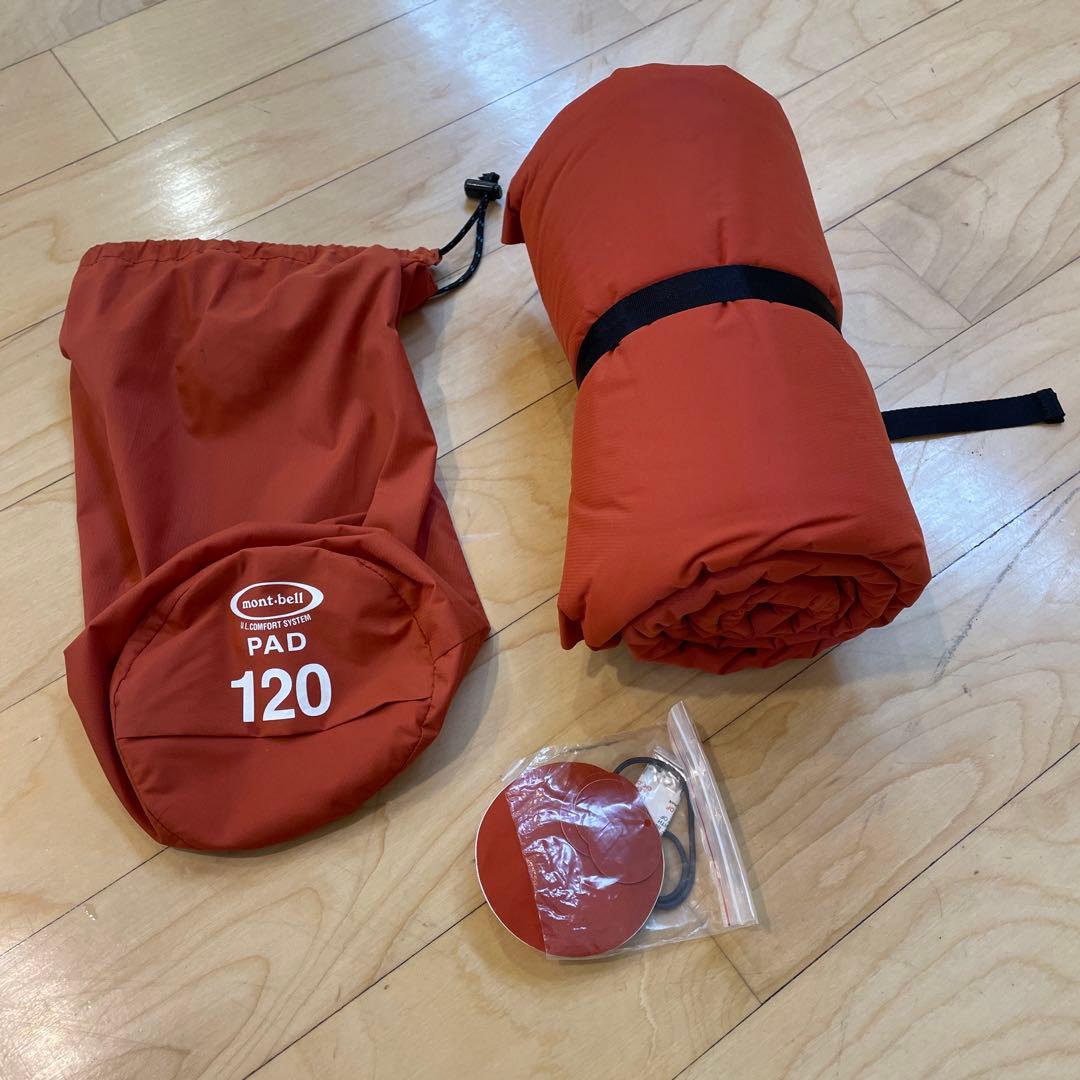 【2個】mont-bell PAD 120 アウトドア寝具