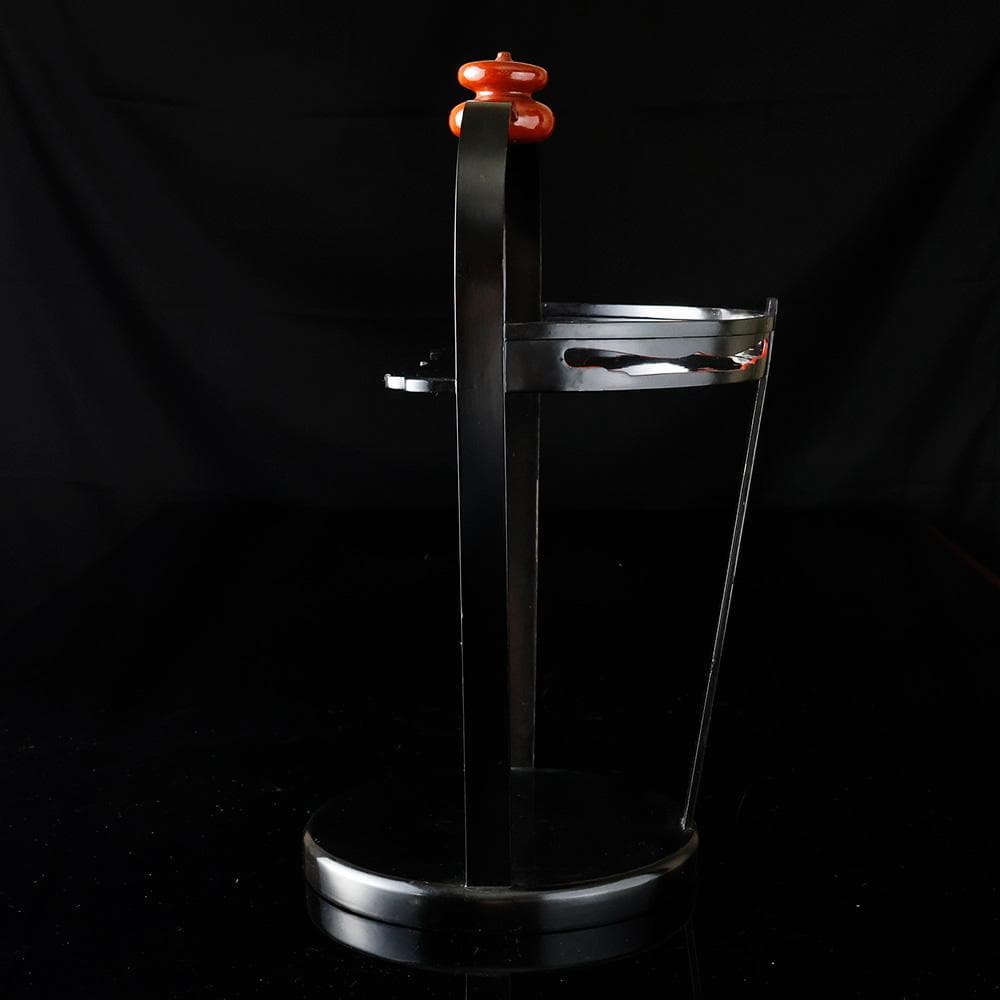 時代物 真塗 木製 夕顔棚 貴人棚 水指棚 茶道具 時代箱付 茶道具 古美術