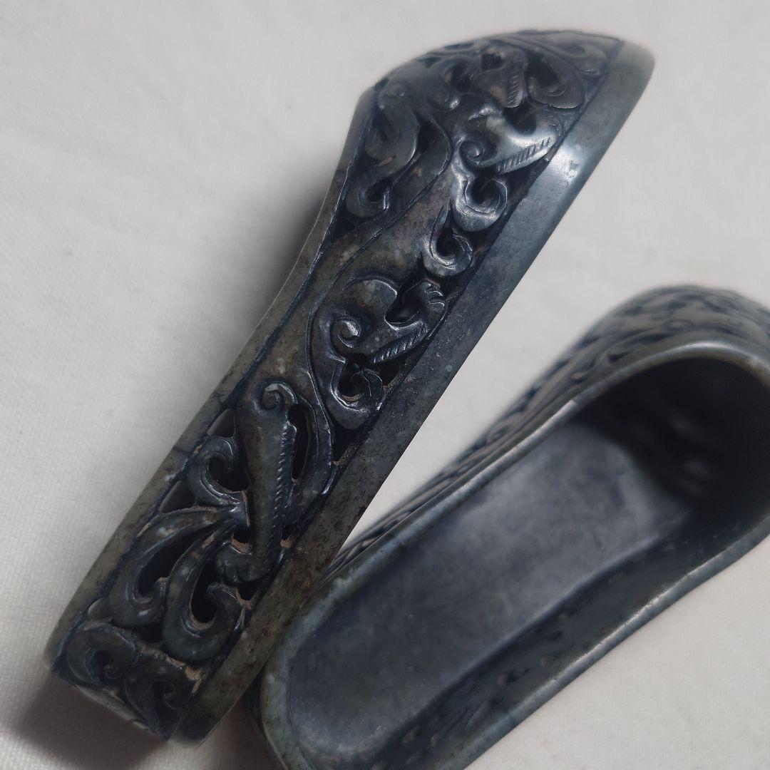 玉石の靴 中国玉石彫刻