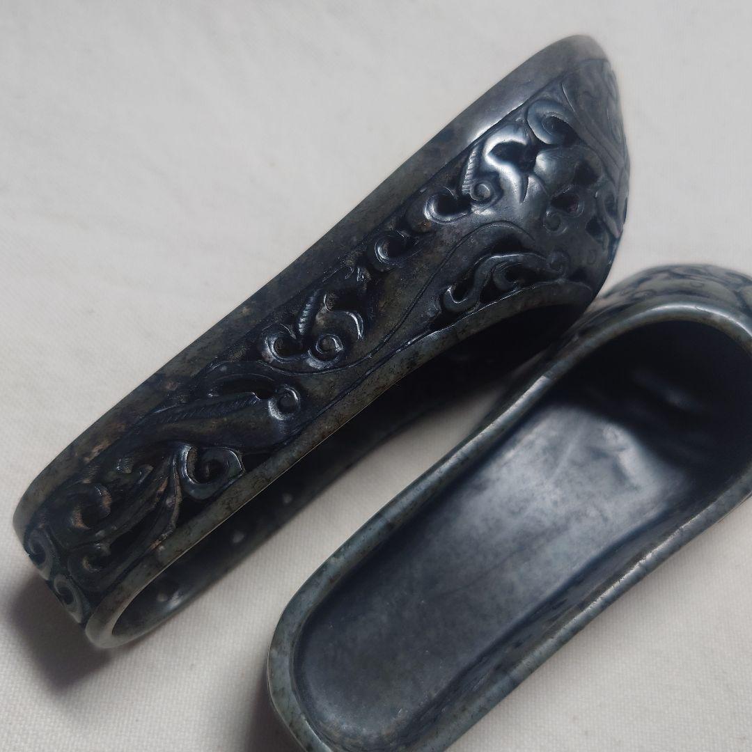 玉石の靴 中国玉石彫刻