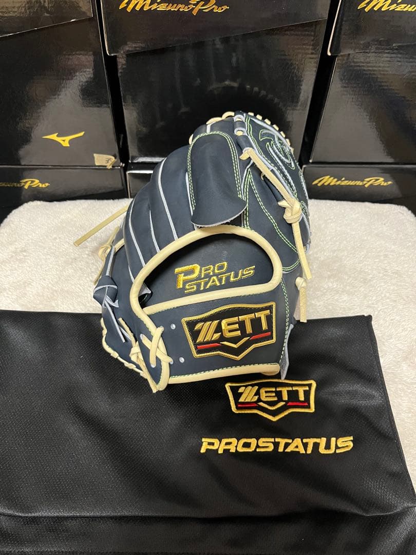 ゼット　ZETT　プロステイタス　軟式　野球　投手用　オーダー　グローブ