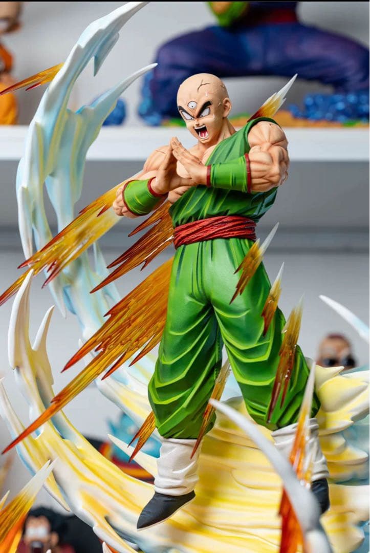 ドラゴンボール 天津飯 ガレキ ガレージキット スタチュー X②