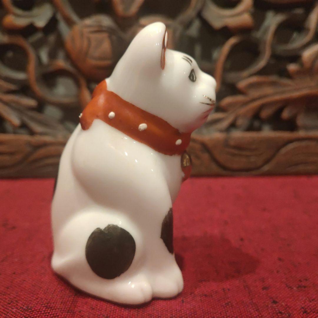 瀬戸焼　まねき猫　招き猫　陶磁器　希少　縁起