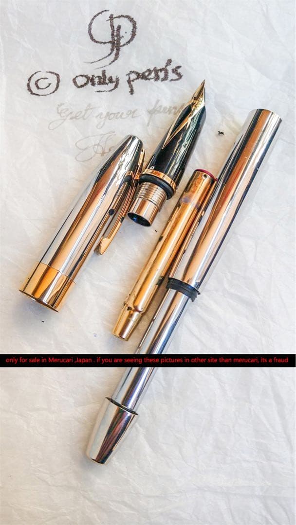 【希少】Sheaffer シェーファー万年筆　レガシー１ シルバー　300本限定