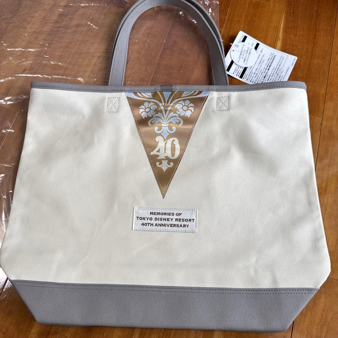 ディズニー40周年ドナルドトートバッグLサイズドリームゴーラウンドガーランド