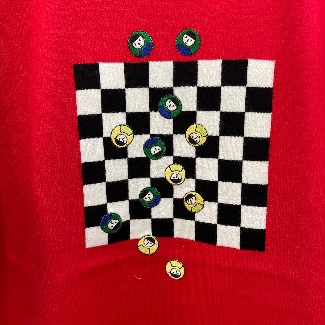 PICONE CLUB 赤ハイネックプルオーバー