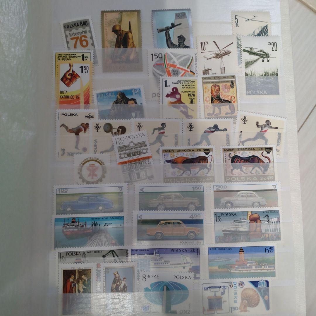 ポーランド　切手　まとめ売り　コレクション