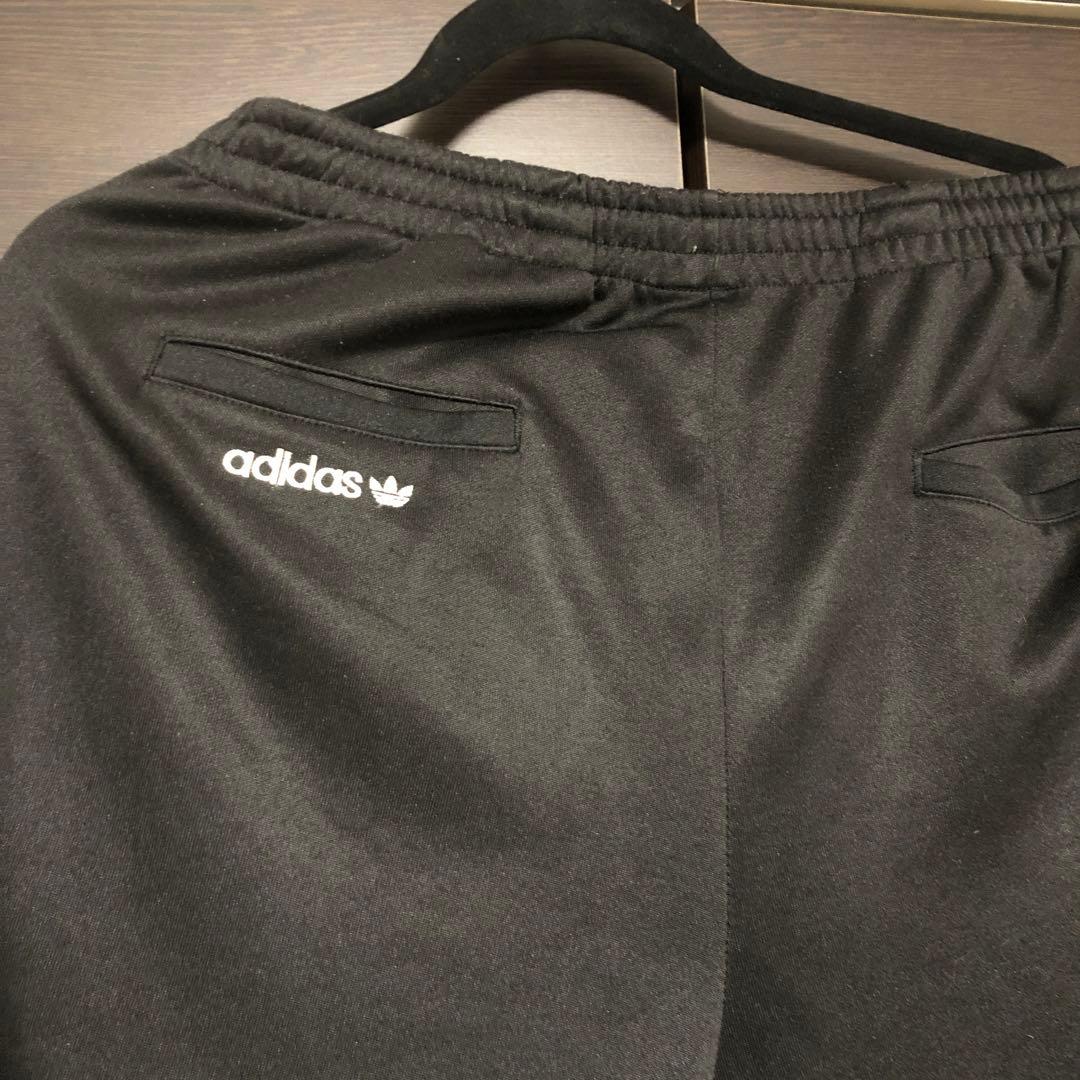マスターマインド　 adidas スカルプリント ブラックジャージパンツ