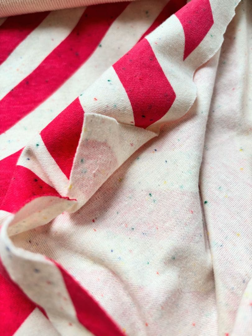 斜めストライプの犬の服