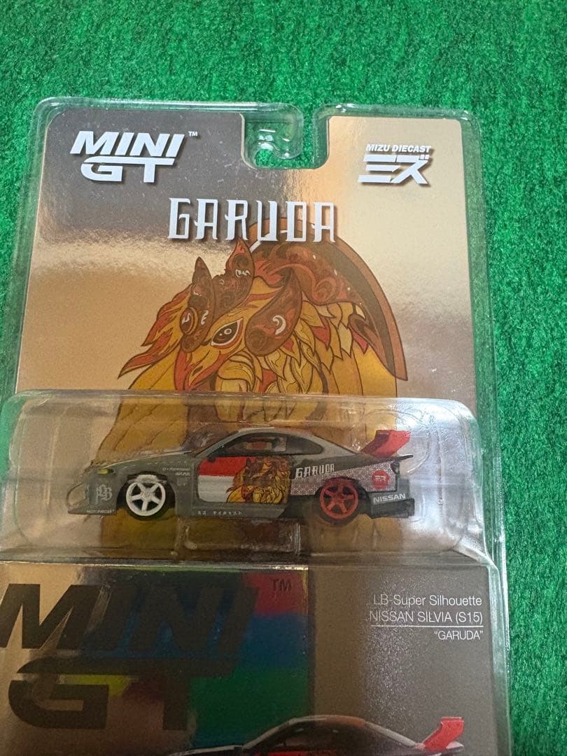 MINIGT×ミズ1/64 シルビア S15 GARUDA LBWK チェイス
