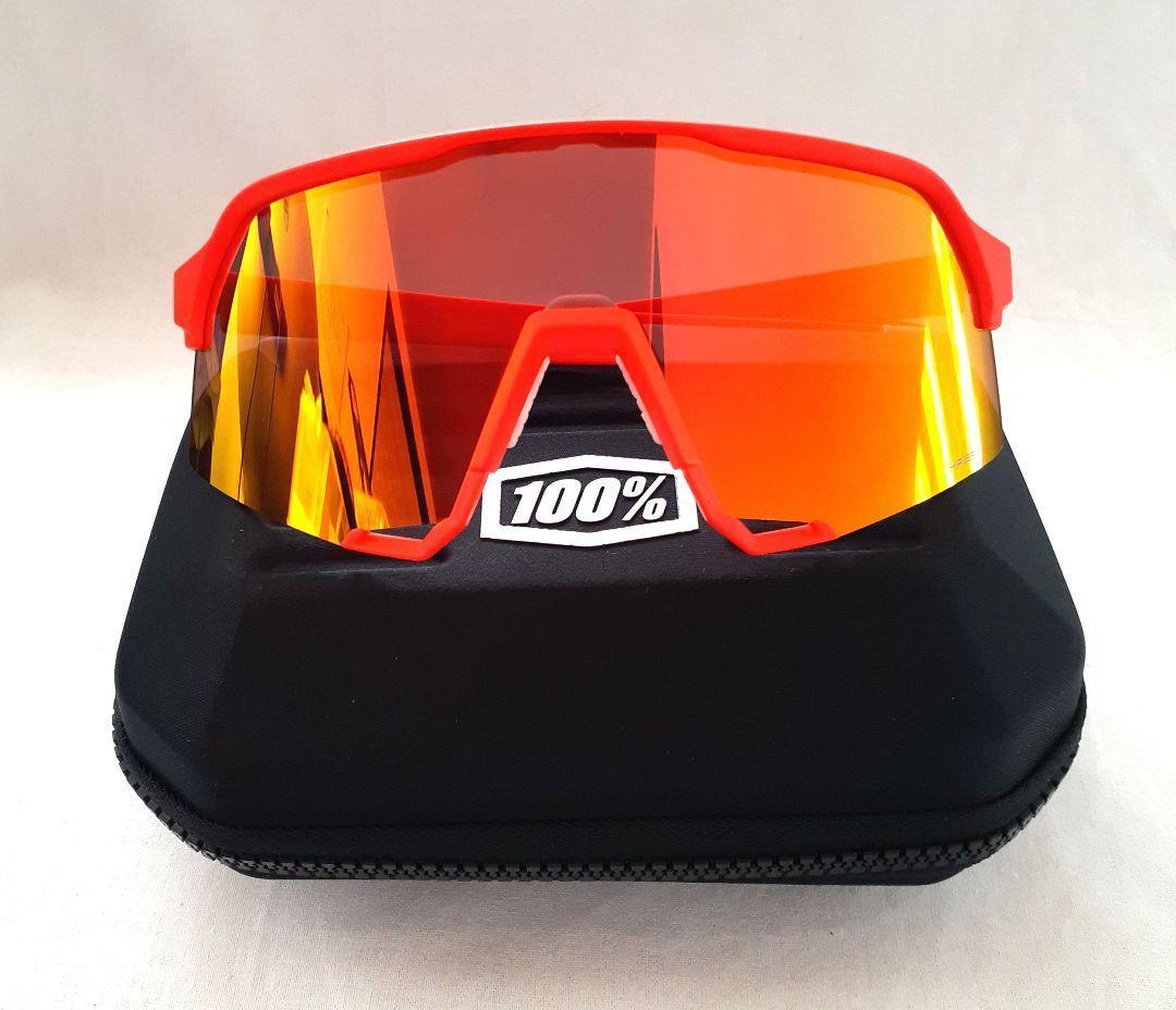 現行モデル 100% S3 ネオンオレンジ ワンハンドレッド サングラス