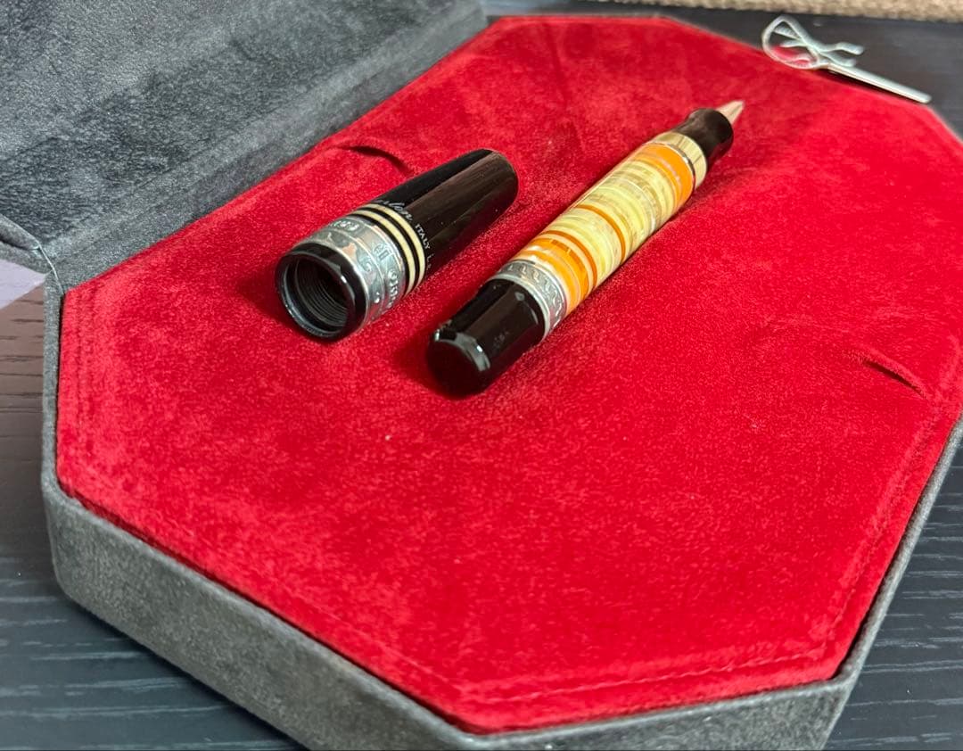 マーレン アンティカ・アテラ ローラーボール レジン・スターリングシルバー