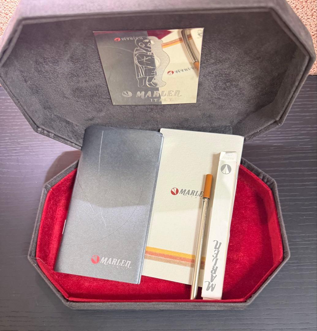 マーレン アンティカ・アテラ ローラーボール レジン・スターリングシルバー