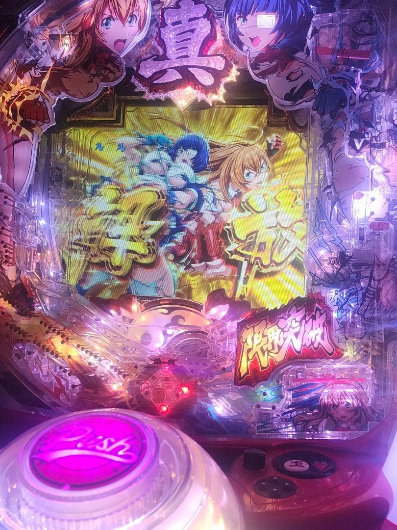 ビ*ズ様 パチンコ実機　P真•一騎当千FM-V 1/319ver 前面操作オート