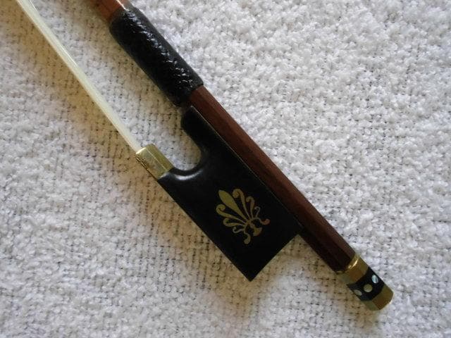 フェニックス紋章フログ◆バイオリン装飾弓・ヴァイオリン