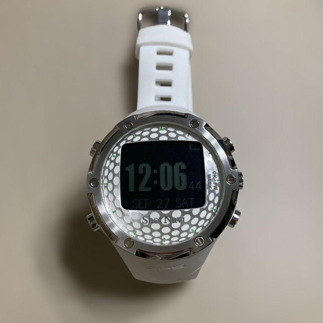 新品Shot Navi W1-FW GPSゴルフウォッチ ホワイト