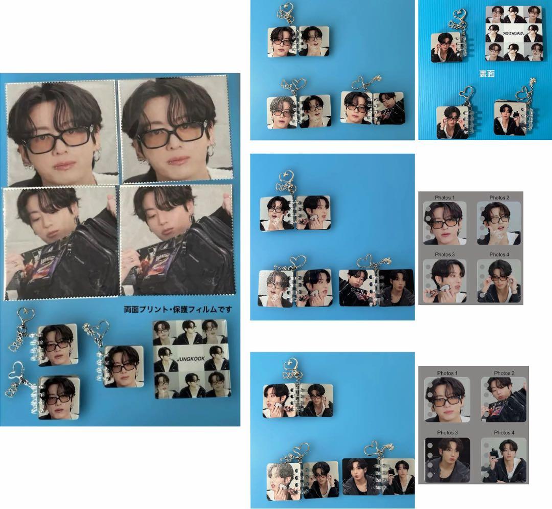 BTS Jungkook ロングステッカー・フィルムブックマーク・ましかくフォト