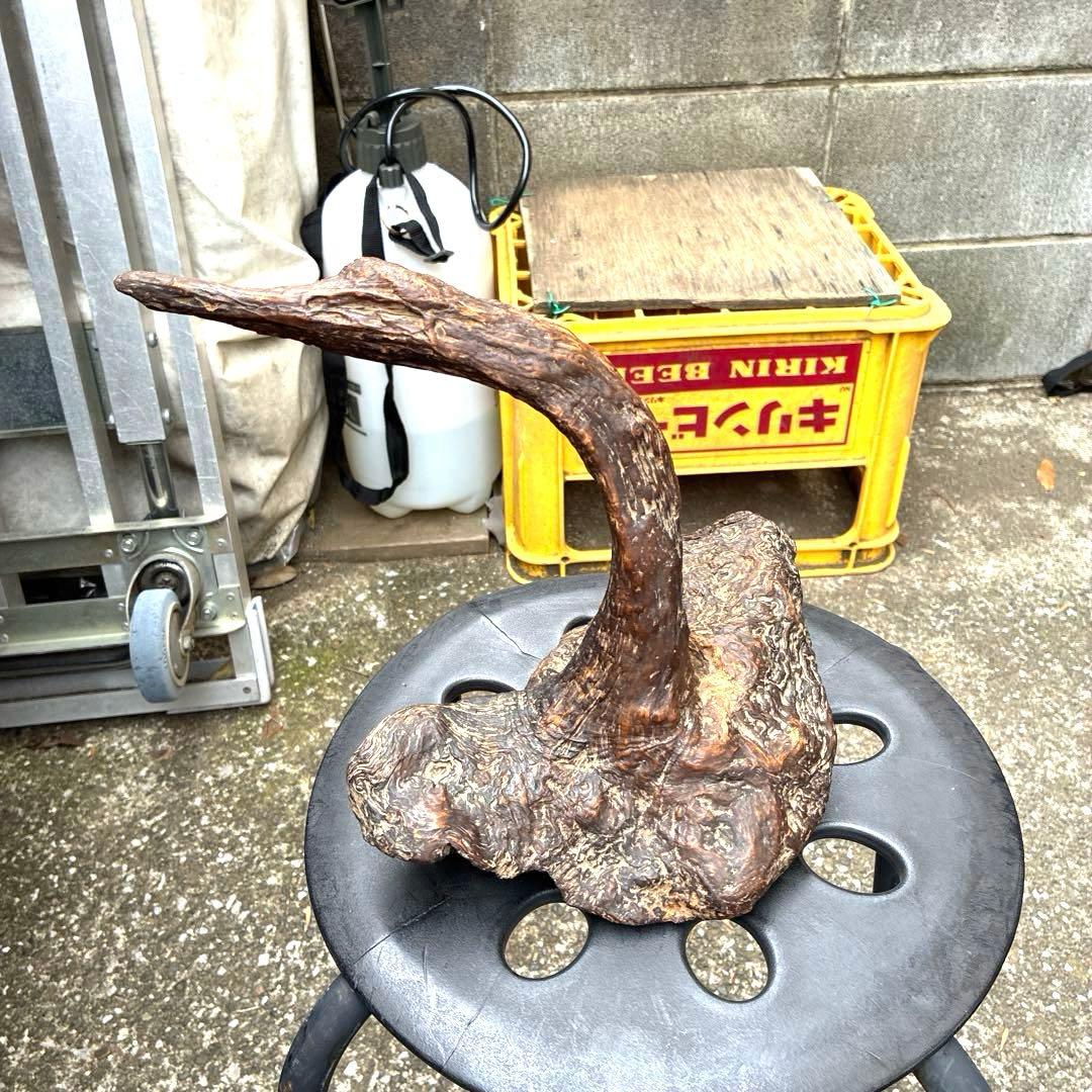 縁起物 ビンテージ木製置物 自然