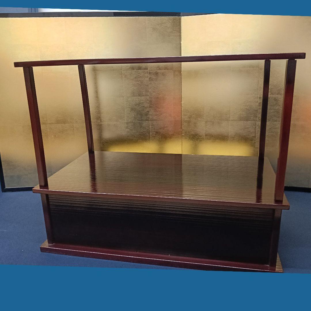 AO38 紹鴎棚 組立式 茶道具棚物 溜塗 紙箱入 じょうおうたな