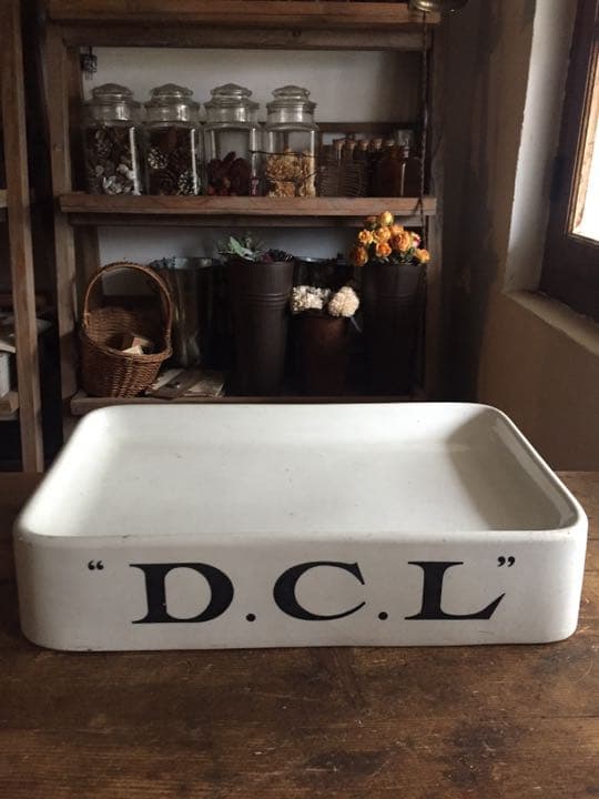 激レア イギリスアンティーク D.C.L  スラブ