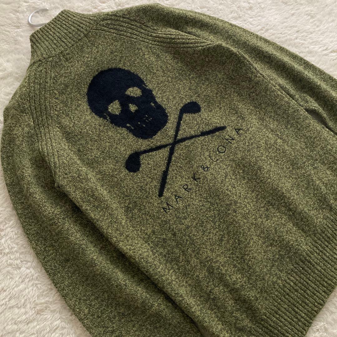 美品！MARK＆LONAマークアンドロナ　ジップアップ　セーター　S