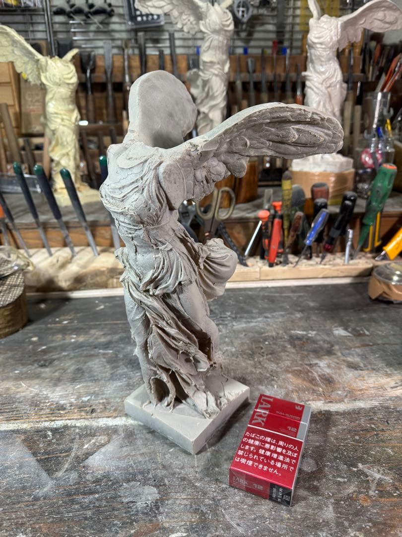 【廉価版】サモトラケのニケ 未仕上げ品 h35× w20×22約1.5kg