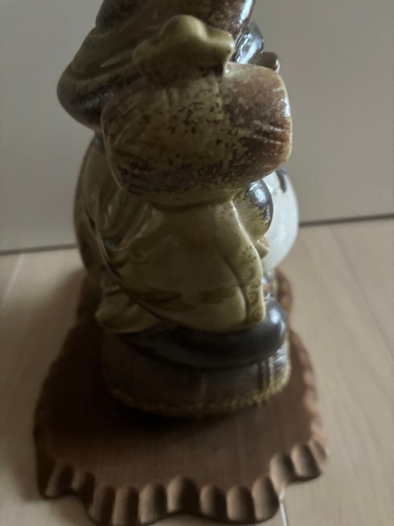 アンティーク！信楽焼　たぬきの置き物　打ち出の小槌　米俵　開運　金運　縁起物