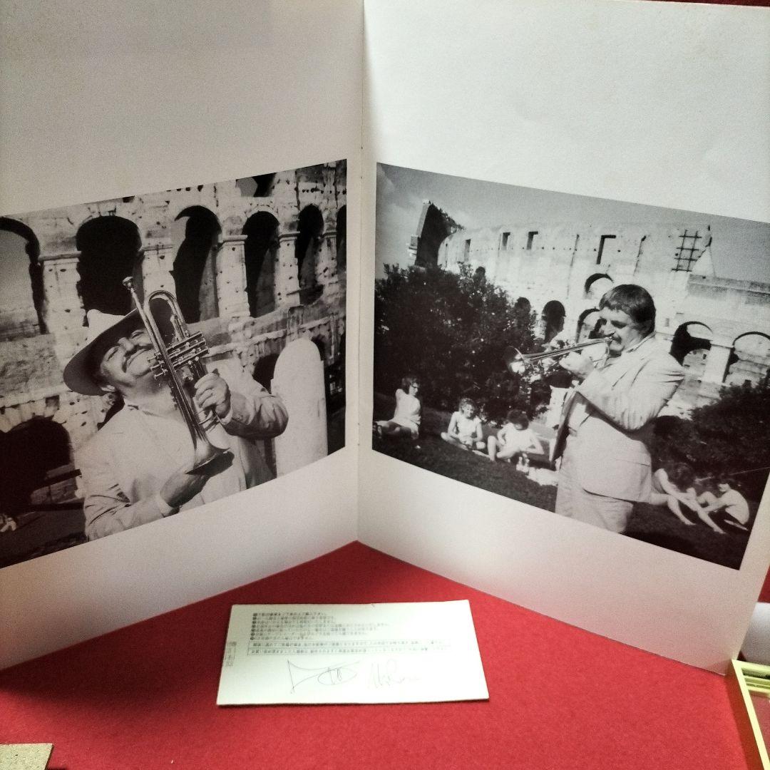 トランペット ニニ・ロッソ直筆サイン フレーム付き コンサートパンフレット
