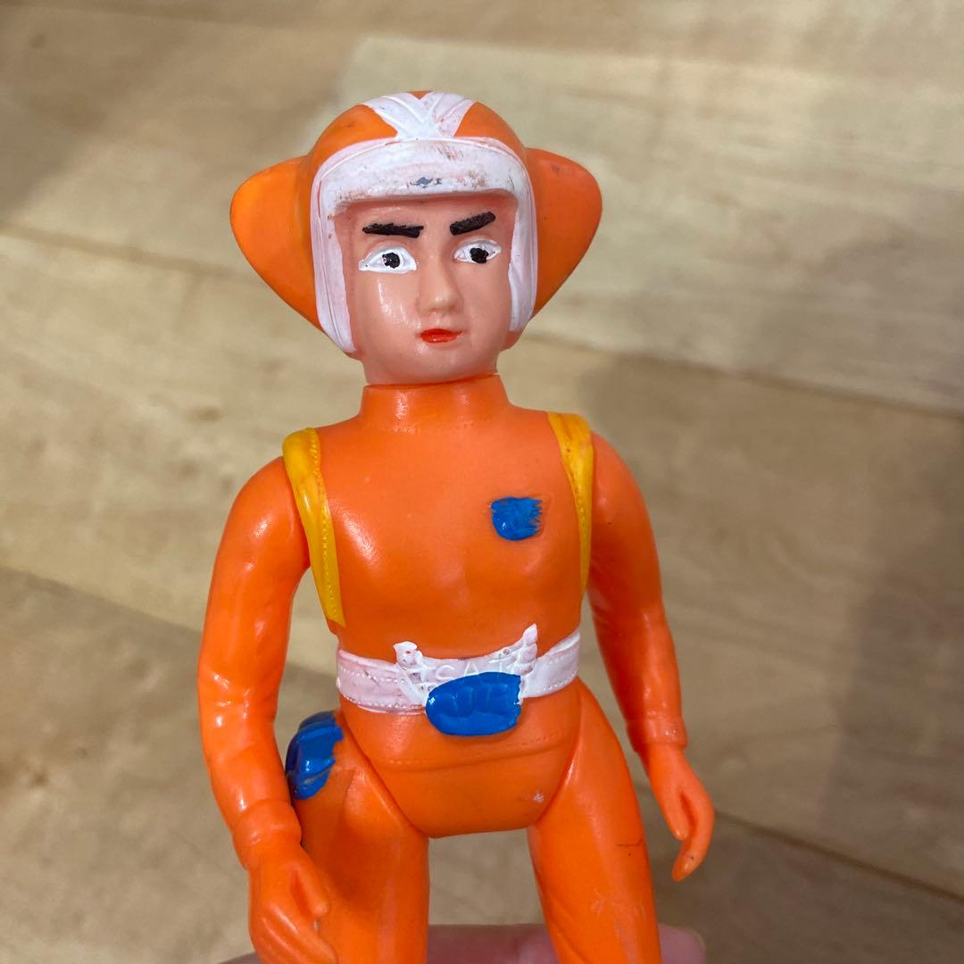 当時物　ブルマァク 製 トリプルファイター SAT隊員 ソフビ フィギュア