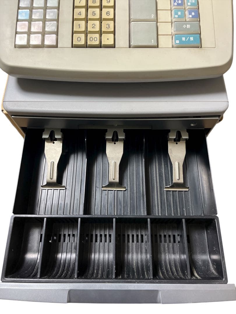CASIO カシオ 電子レジスタ TE-100 通常動作確認済 鍵付き