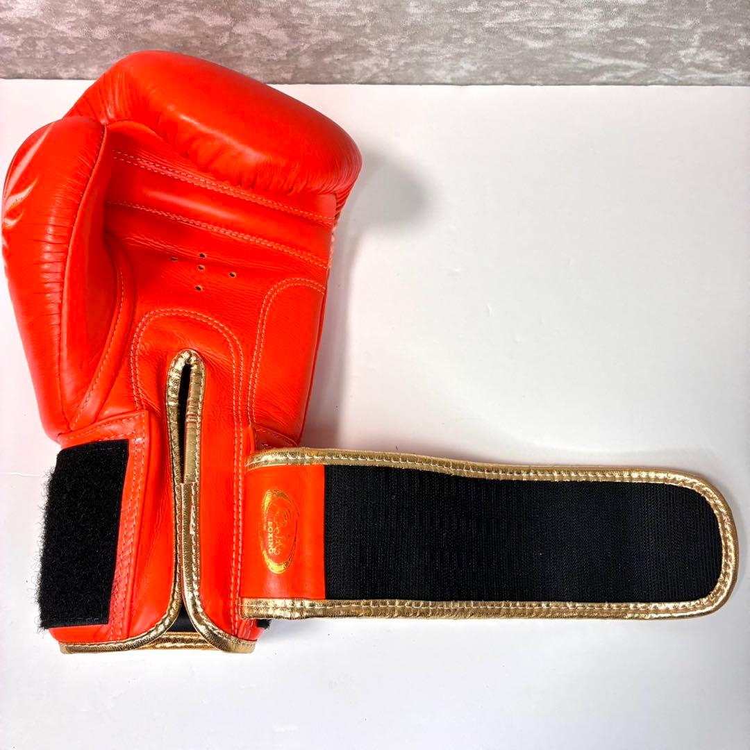 Raja Boxing 本革製 マジックテープ式 14oz ボクシンググローブ