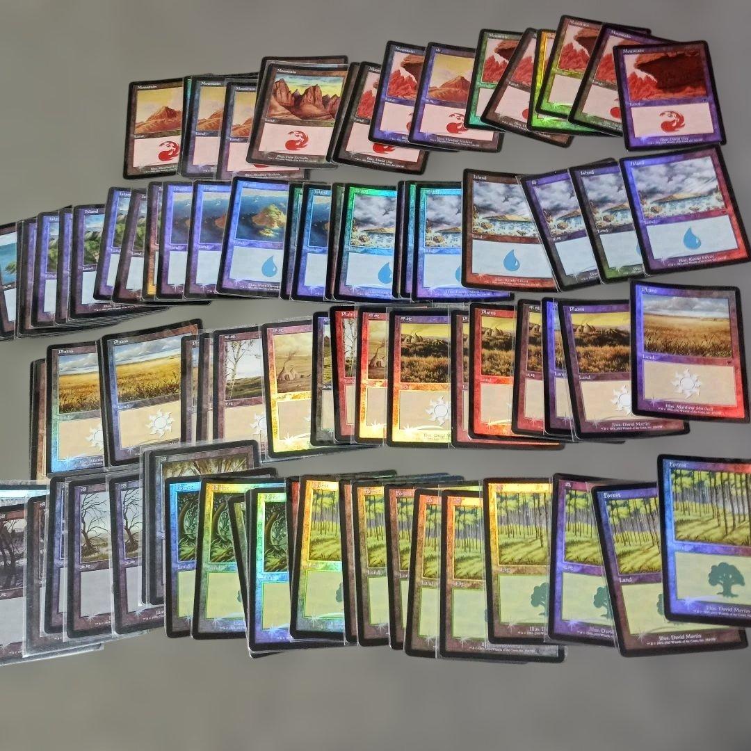 ＭＴＧ 特価　旧枠土地foil　87枚前後　オンスロート