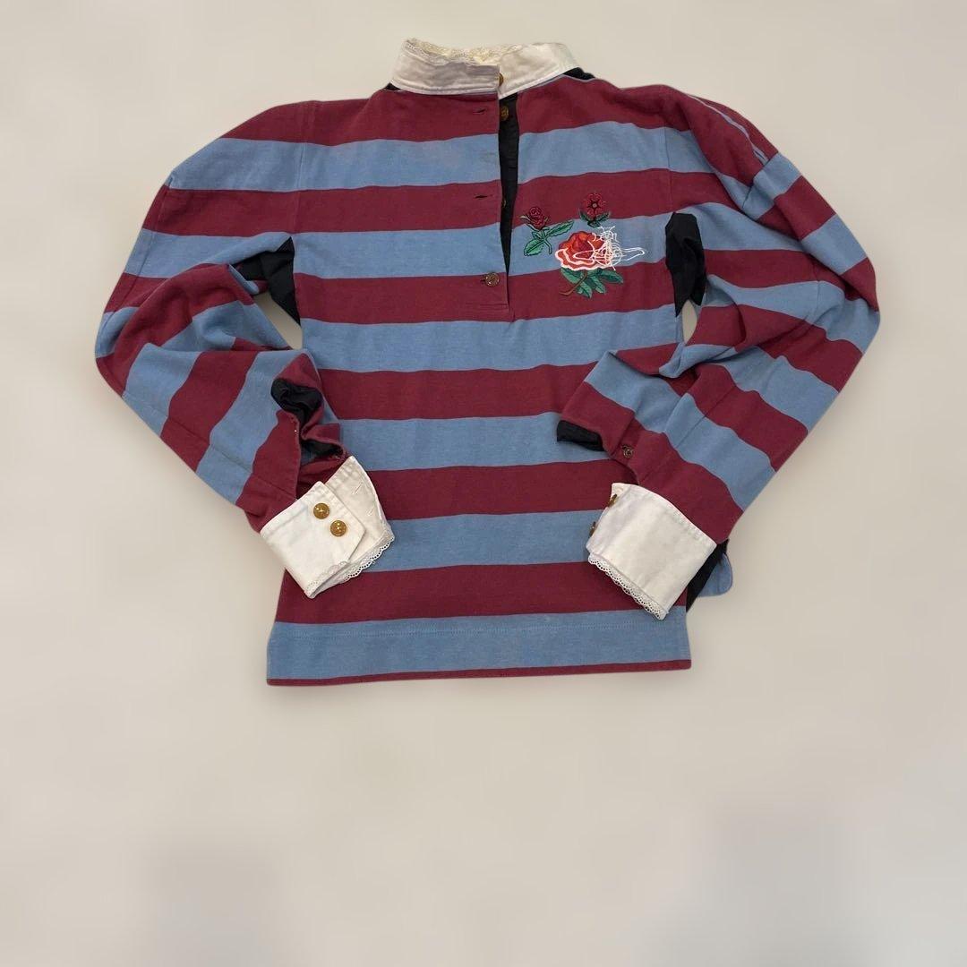 Vivienne Westwood ラガーシャツ L赤青ストライプ