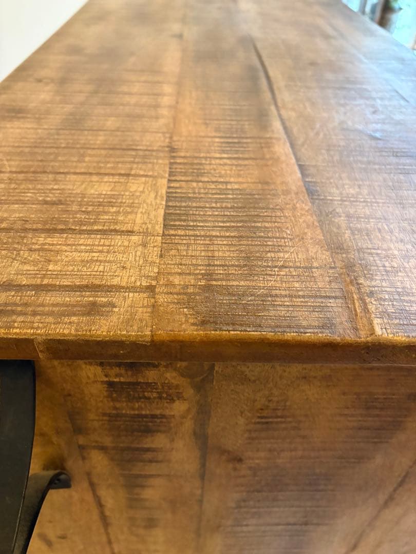 ビンテージ風木製キャビネット 11引き出し