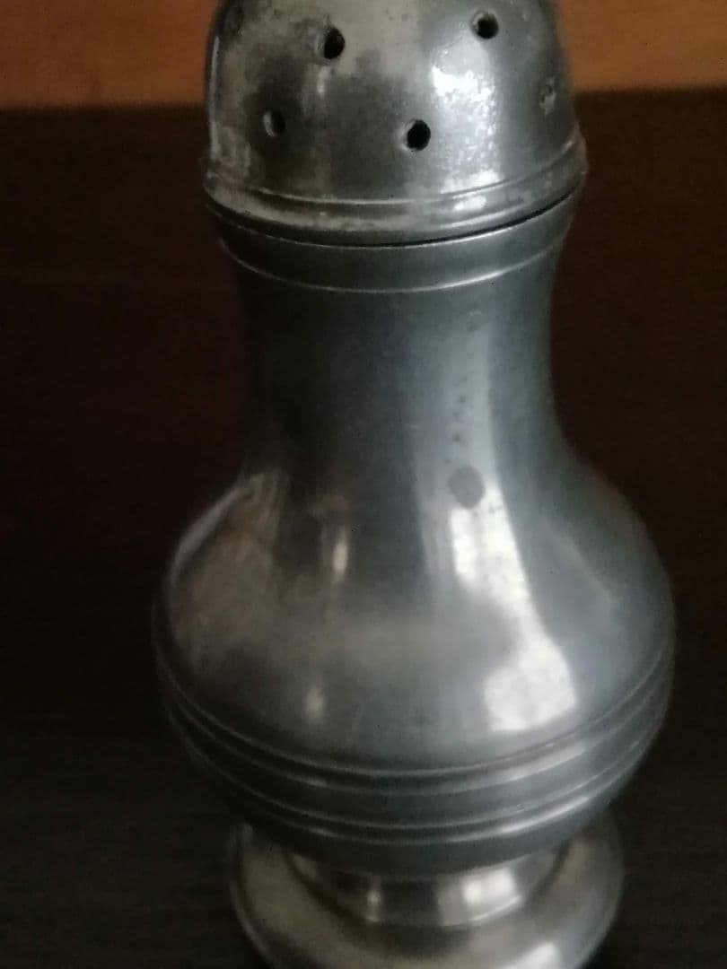 世界の名品　john somers　ピューター調味料入れ　ソルトシェイカー