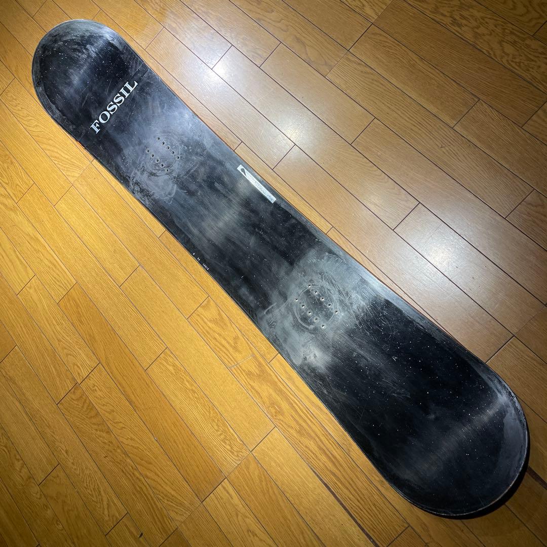 希少FOSSILフォッシルnatural154cm カービング・バッジテスト