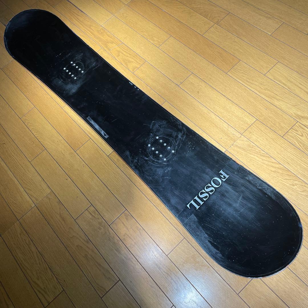 希少FOSSILフォッシルnatural154cm カービング・バッジテスト