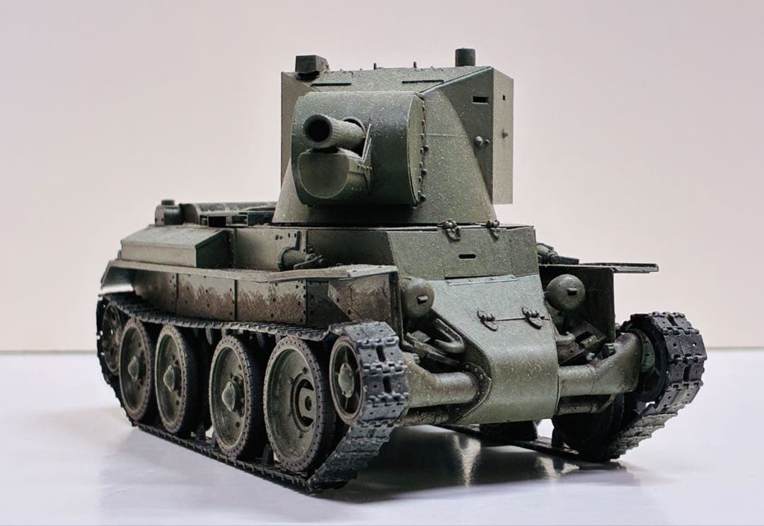 タミヤ　1/35 BT-42 完成品　戦車　模型　プラモデル　フィンランド