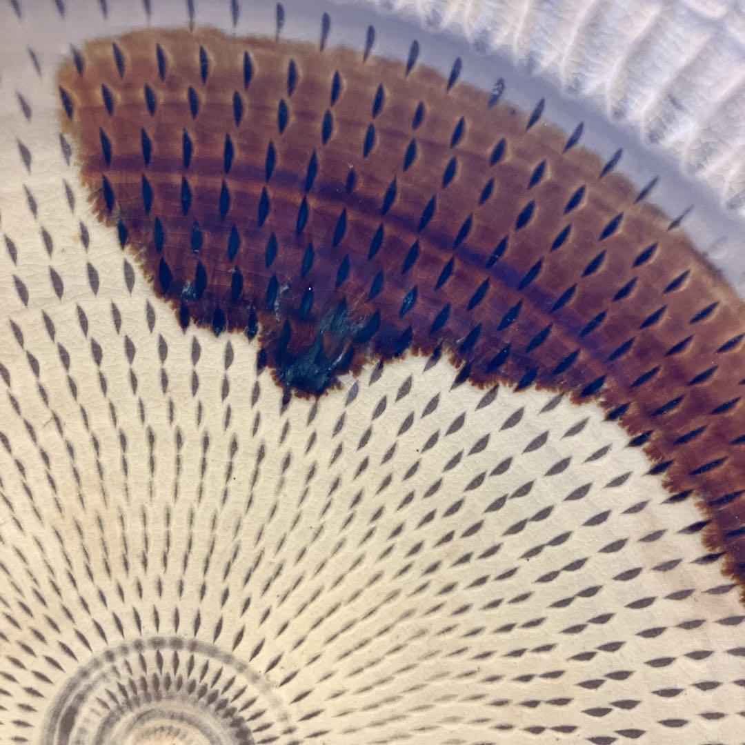 小石原焼　KOISHIWARA 陶器皿 とびかんな　大皿　アート　コレクション