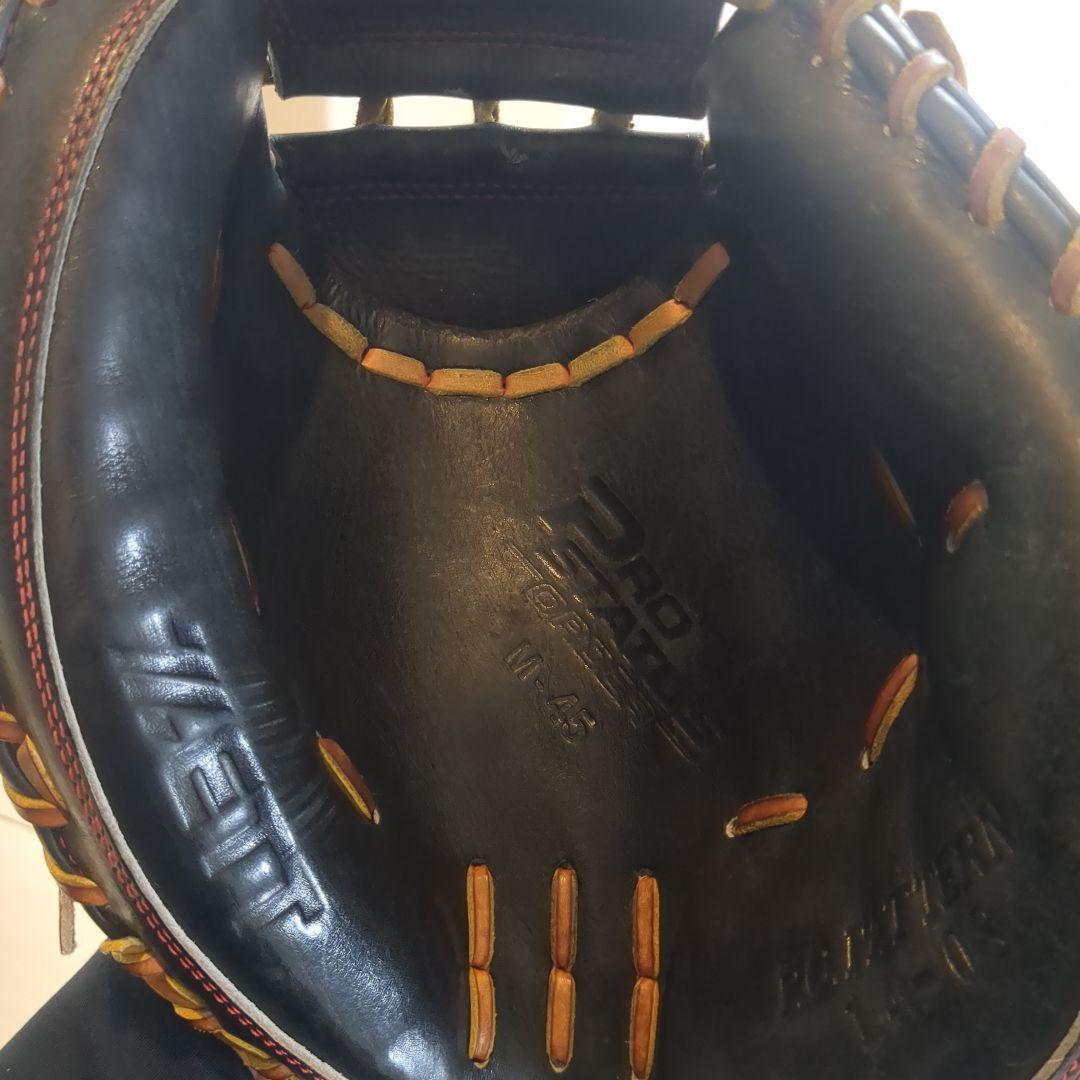 ゼットプロステータス硬式 ロッテ田村選手45番の時のキャッチャーミット