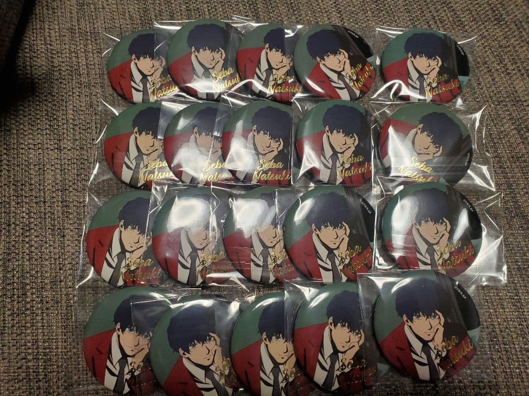 sakamoto days 勢羽夏生　缶バッジ　Chair　PLAZA　20個