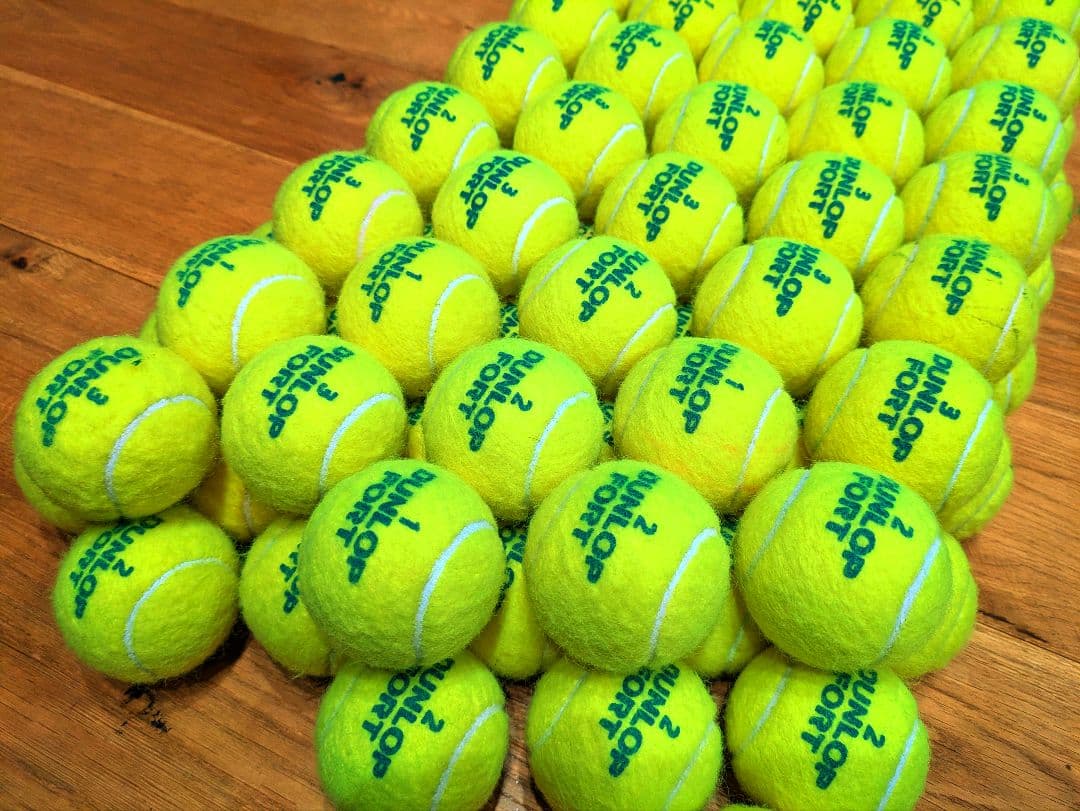 【開封直後】DUNLOP テニスボール 88個セット
