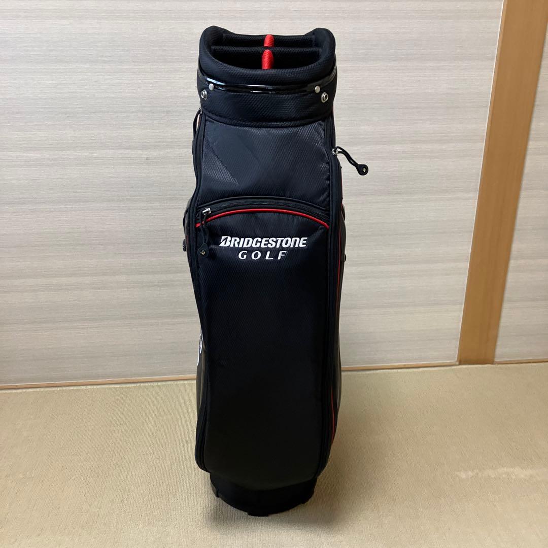 BRIDGESTONE キャディバッグ 黒/赤
