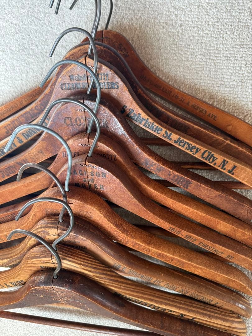 アンティーク　ハンガー　10本