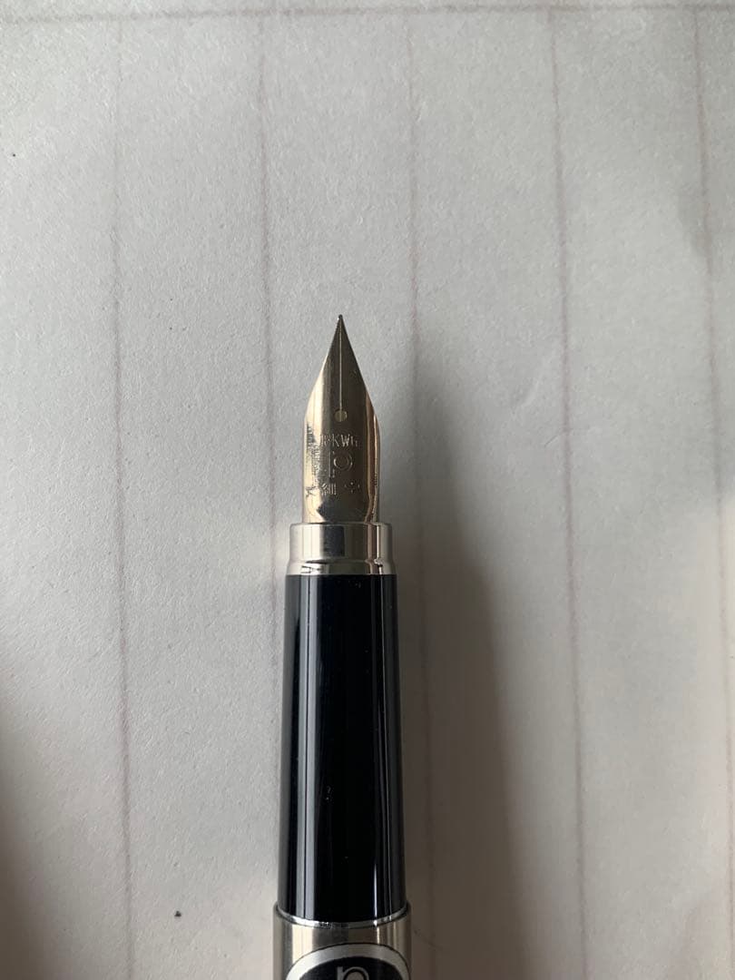 廃番 プラチナ 蝕刻 万年筆 18K 2本まとめ売り