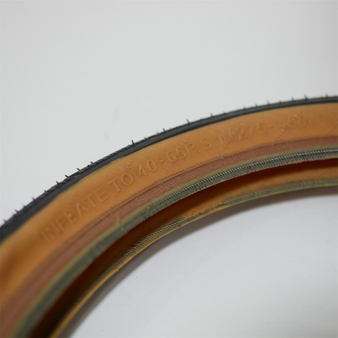 14インチ　タイヤチューブセット　14*1.5　1台　ダホンＫ3 ブラウンサイド