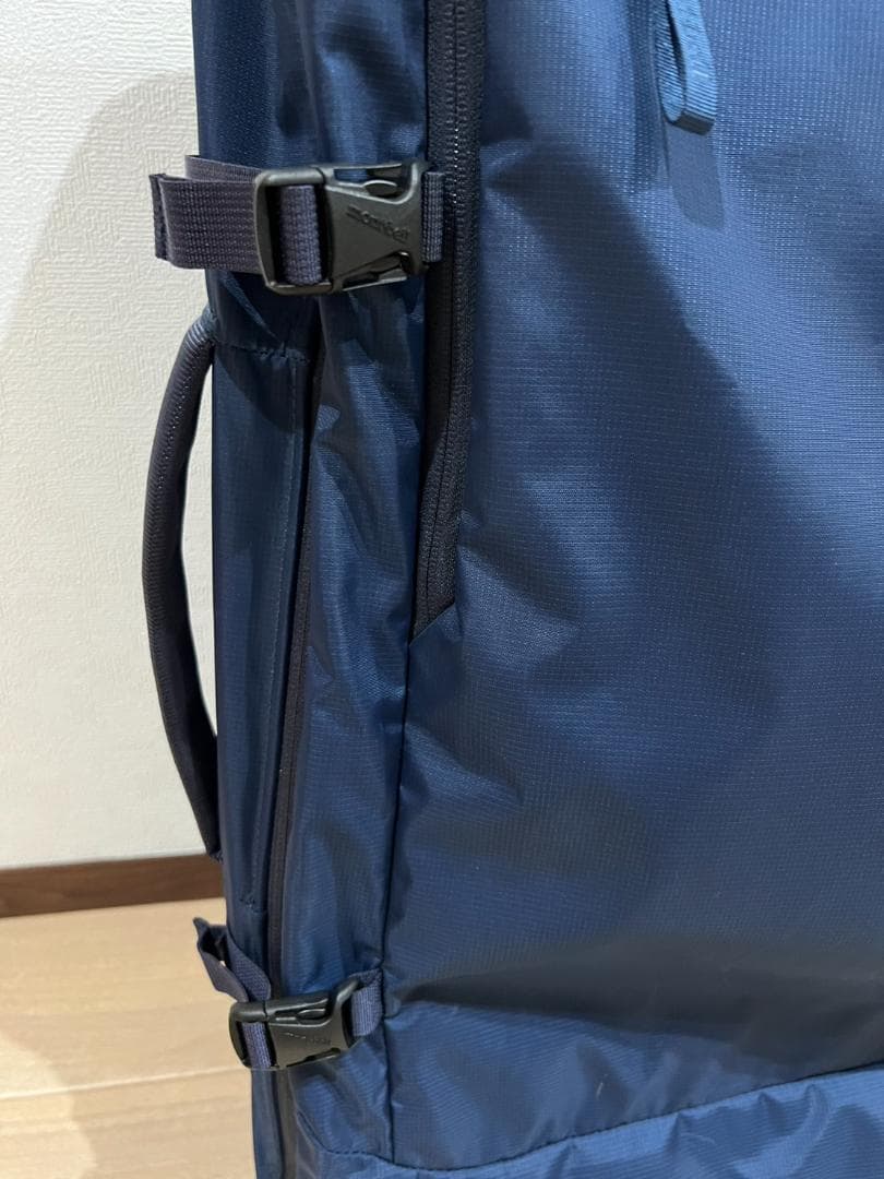 【美品】　mont-bell ウィリーバッグ 60L ネイビー