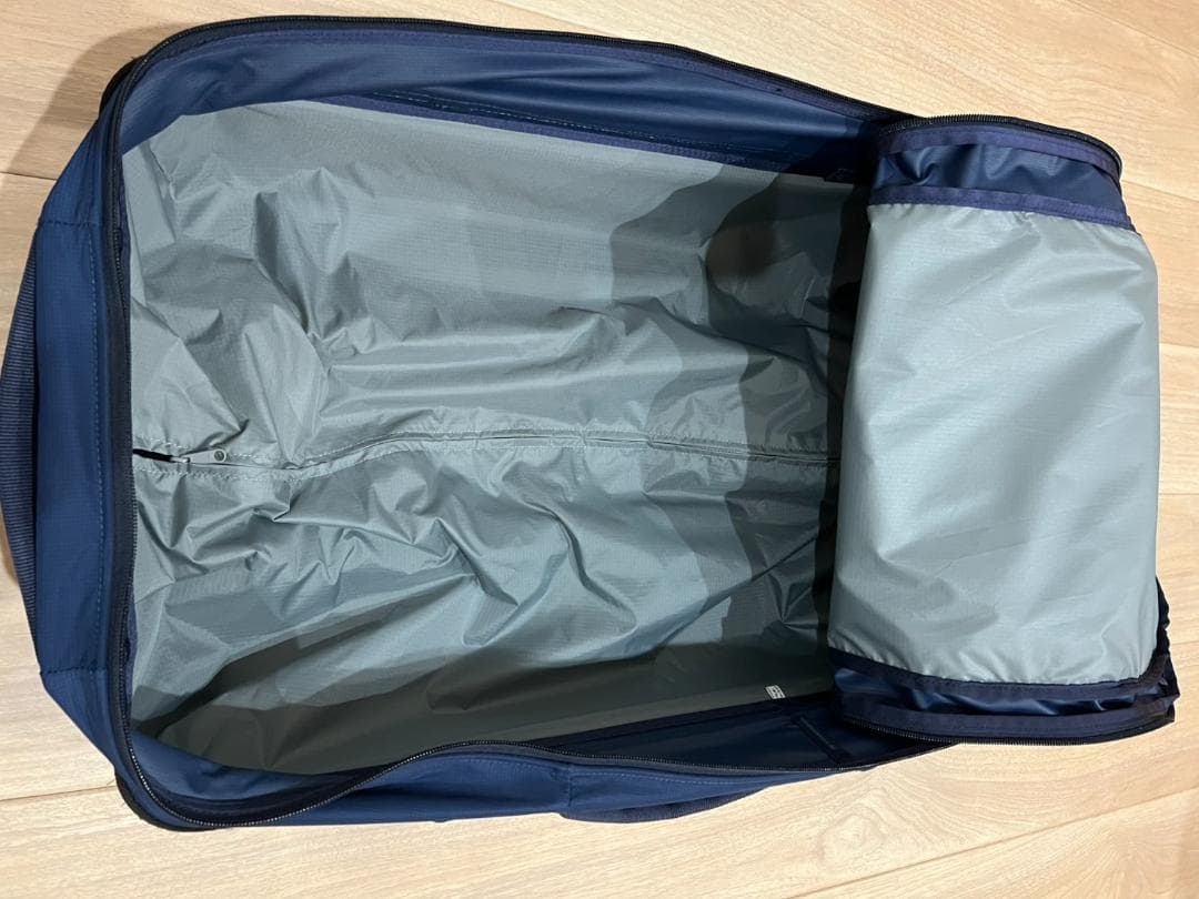 【美品】　mont-bell ウィリーバッグ 60L ネイビー