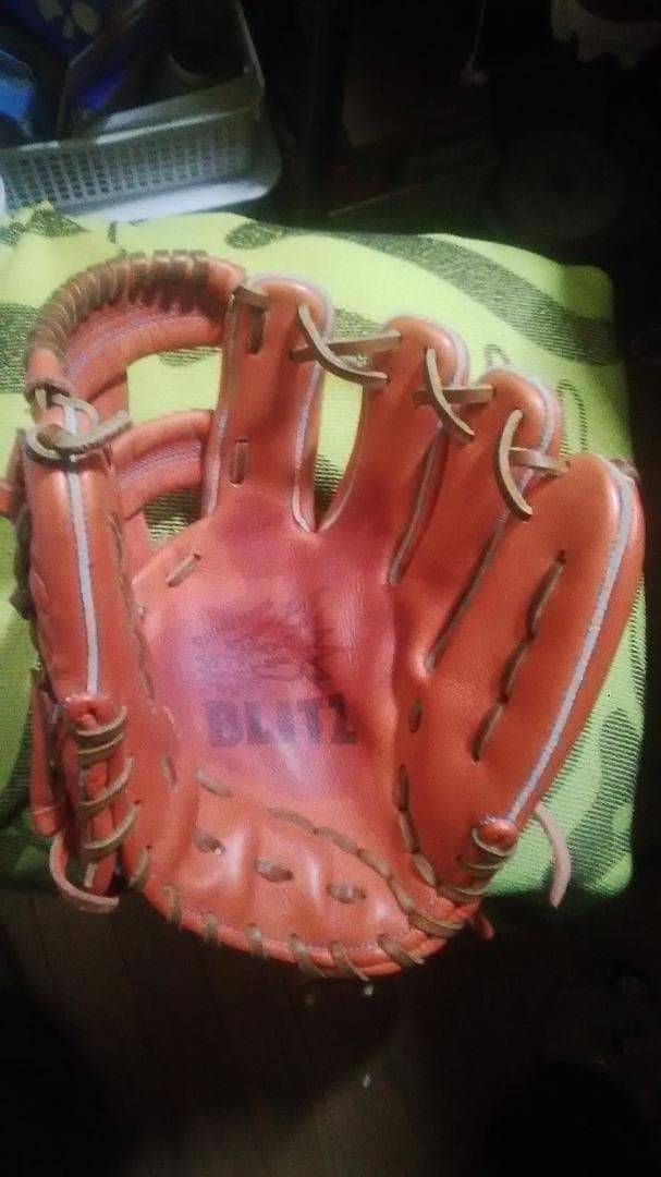 BLITZ 軟式グローブ オレンジ