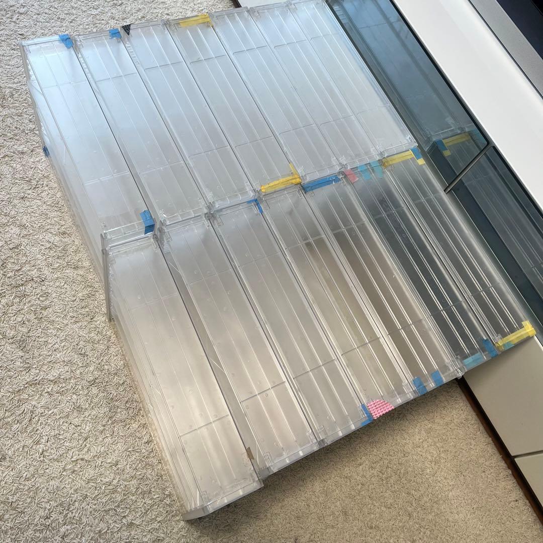 フィギュアケース コレクションケース クリア透明 大型 棚 14セット